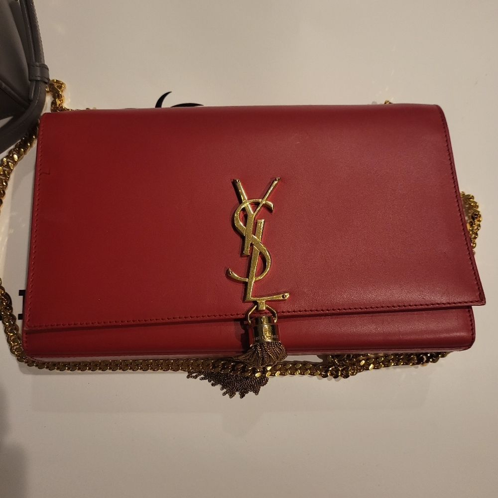 Saint Laurent Kate monogram tassel